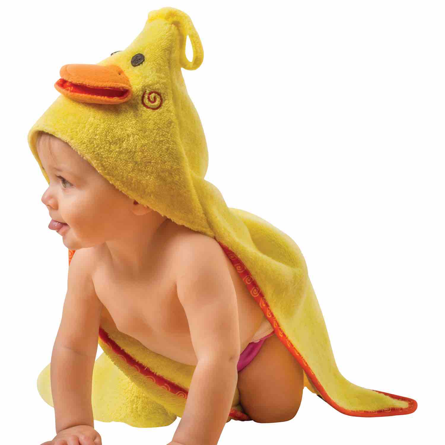 Hooded Baby Bath Towel | Puddles the Duck